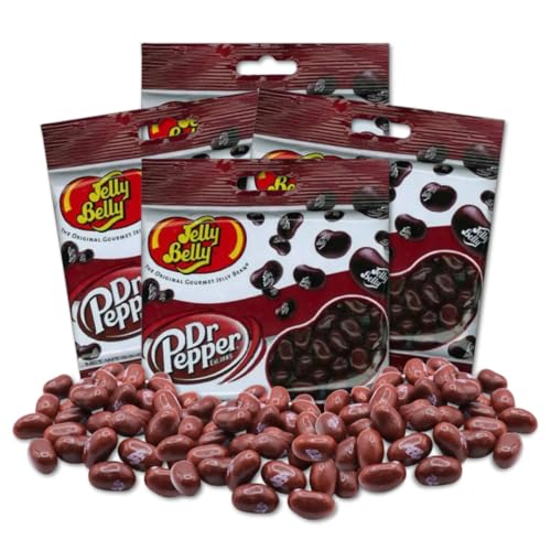 Jelly Belly Jelly Beans - Pack of 4 - Dr. Pepper - 3.5 oz. Bags
