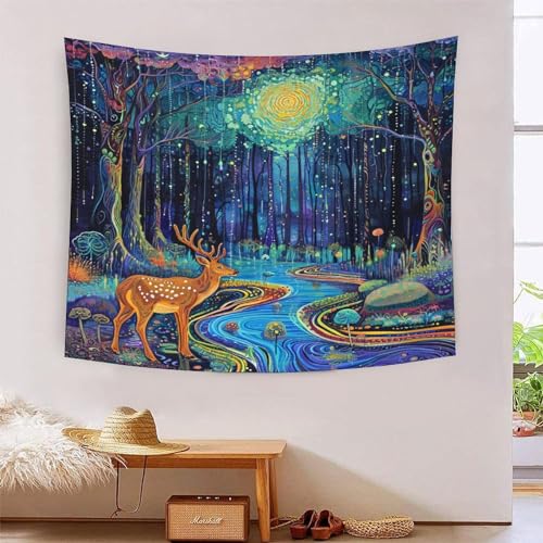 Tapiz de pared de tela decorativa KaleidoKit 150x200cm para renovar tu habitación