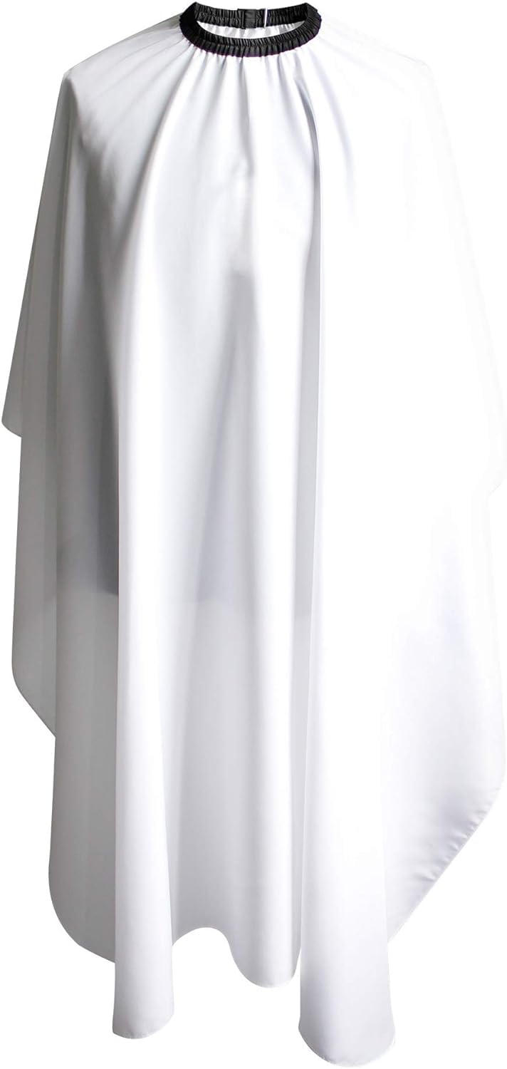 Hot Hairs White Barber Apron for Men Hair Cutting Salon Accessories Barber Apron for Haircut, 55 X 47 Inch pack of 1