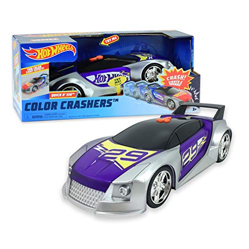 Hot Wheels Color Crashers, Quick Nâ€™ Sik, by Just Play