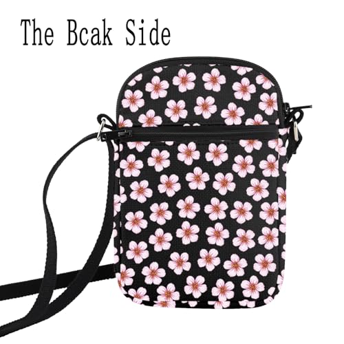 HOLLP Sakura Themed Gift Just a Girl Who Loves Cherry Blossoms Crossbody Bag Sakura Flower Lover Gift4