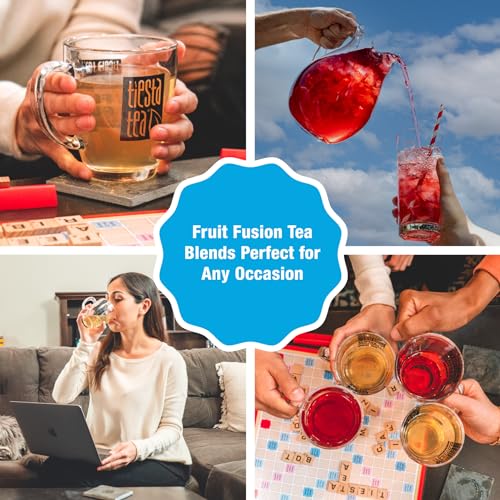 Image of Tiesta Tea Pomegranatopia - Premium Loose Leaf Mixed-Berry Pomegranate White Tea | Low-Caffeine Blend | Hot & Iced | 8oz Resealable Pouch | Brews Up to 200 Cups