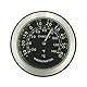 C-FUNN Motorradlebar Thermometer Dial Wasserdicht Temp Gauge - Blau