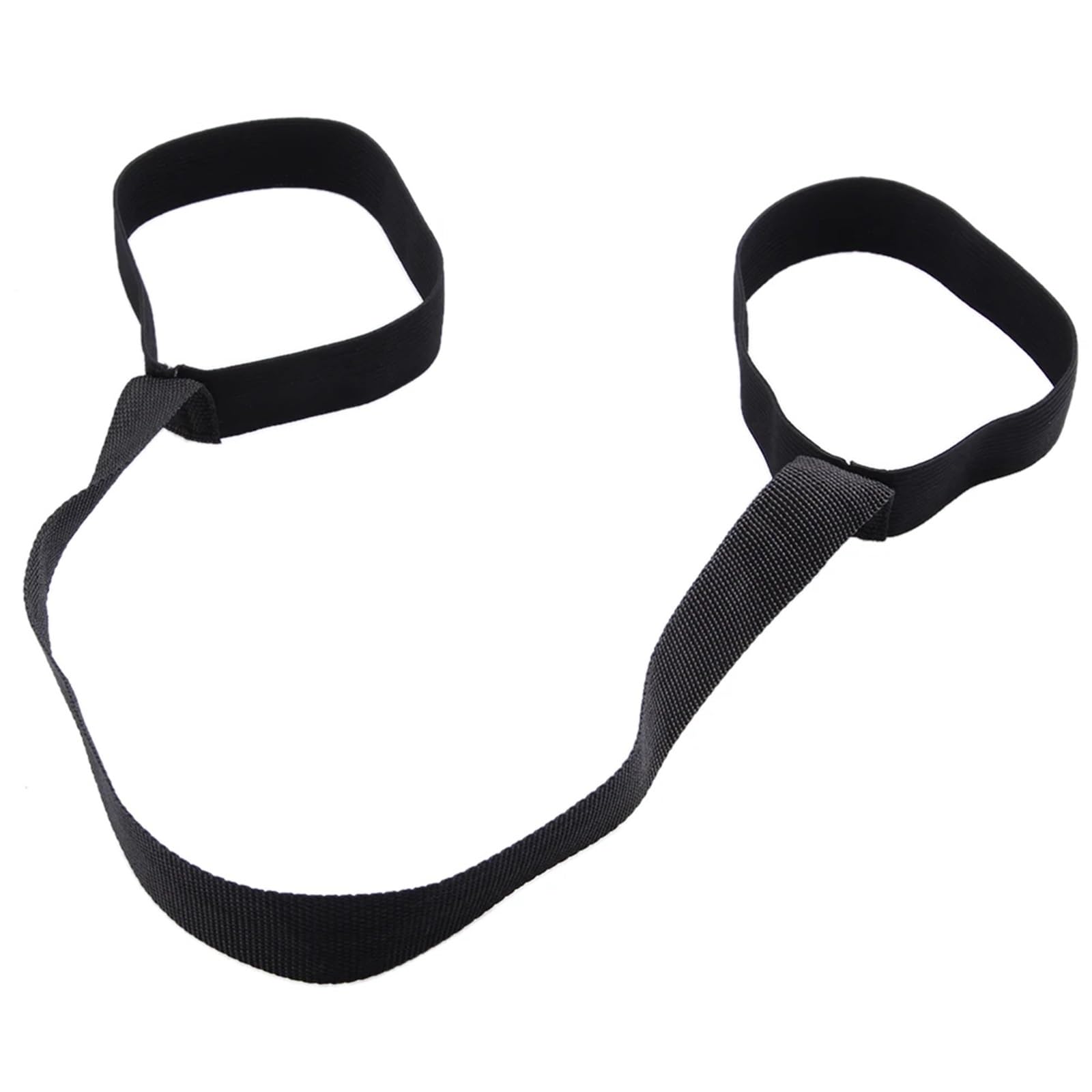 Correa deportiva para llevar al hombro, para ejercicio, yoga, banda elástica ajustable para llevar en casa, gimnasio, equipo de fitness (morado, 8 mm)