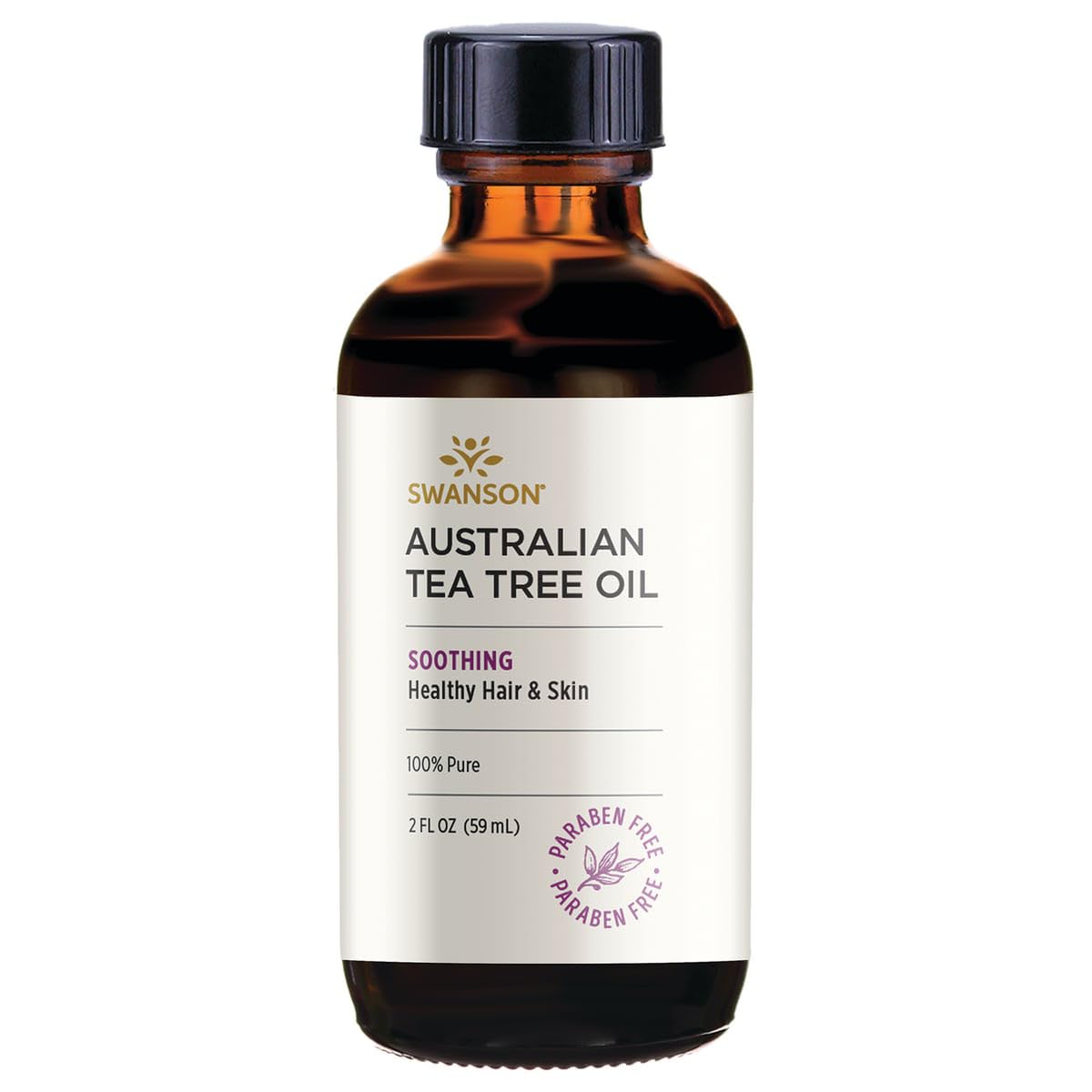 Swanson Tea Tree Oil 2 fl Ounce (59 ml) Liquid