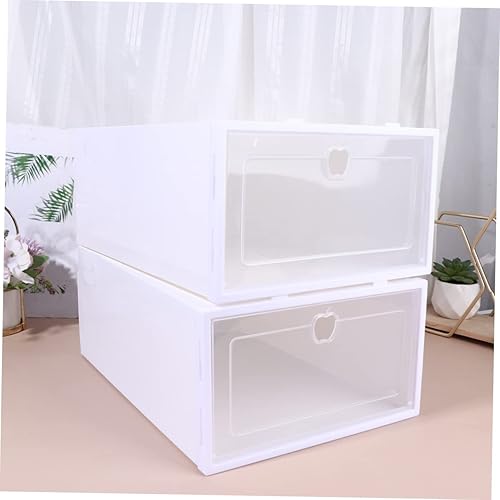Miniatura 7 de Cabilock Caja de plástico para zapatos, cajones de escritorio, organizador de cajones de zapatos, accesorio plegable, organizador de zapatos de