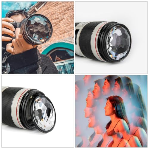 Prismas de caleidoscopio para fotografía lente de vidrio negro con efectos de refracción 3