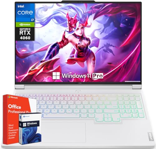 Image of Lenovo Legion 7i Gaming Laptop, Intel 20-Core i7-14700HX(Beats i9-13900HX), 64 GB DDR5, 8 TB SSD, GeForce RTX 4060, 16 inch WQXGA 240Hz, Backlit, Microsoft Office Lifetime License & Windows 11 Pro