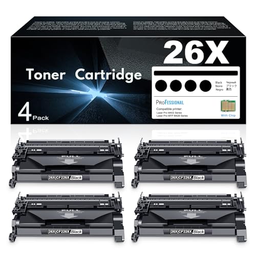 CF226X 26X Black High-Yield Toner Cartridge Replacement for HP 26X Toner