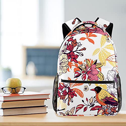 Sac à dos d'écolier multicolore mixte grand compartiment I Love You