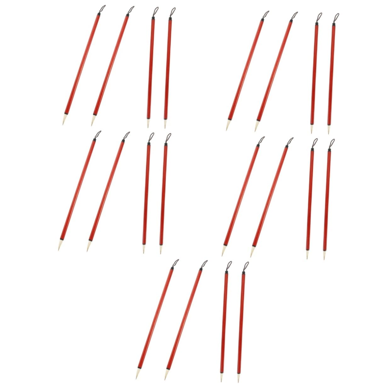 STOBOK 20pezzi Pennelli Calligrafici Cinesi Per Inchiostro Per Insegnamento Calligrafia Tradizionale Per Principianti e Appassionati Di Arte Cinese