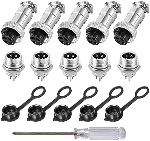 QUARKZMAN Luftfahrt Stecker GX20 - 6-polig 20mm Metall Stecker & Buchse