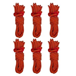 Ldbuejiaja Odblaskowa Lina Kempingowa 4m