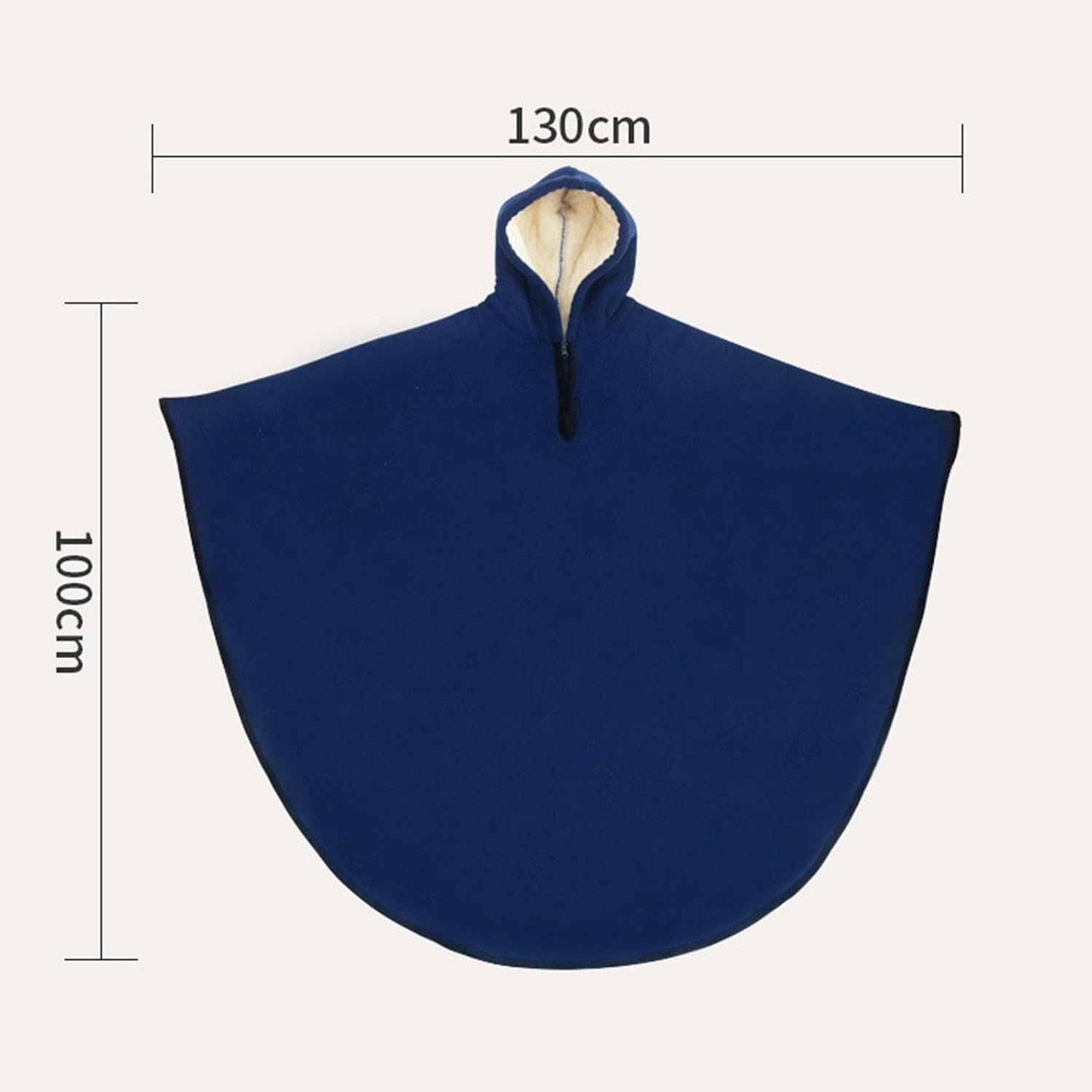 Rollstuhl Ganzerkörper Warme Decke,Rollstuhl Mantel Winddicht Rollstuhl Cape Poncho Mit Dickes Plüschfutter Schlupfsack Mit Kapuze Für Reise,Rundum-Schutz Für Wärme Und Schutz Für Erwachsene B