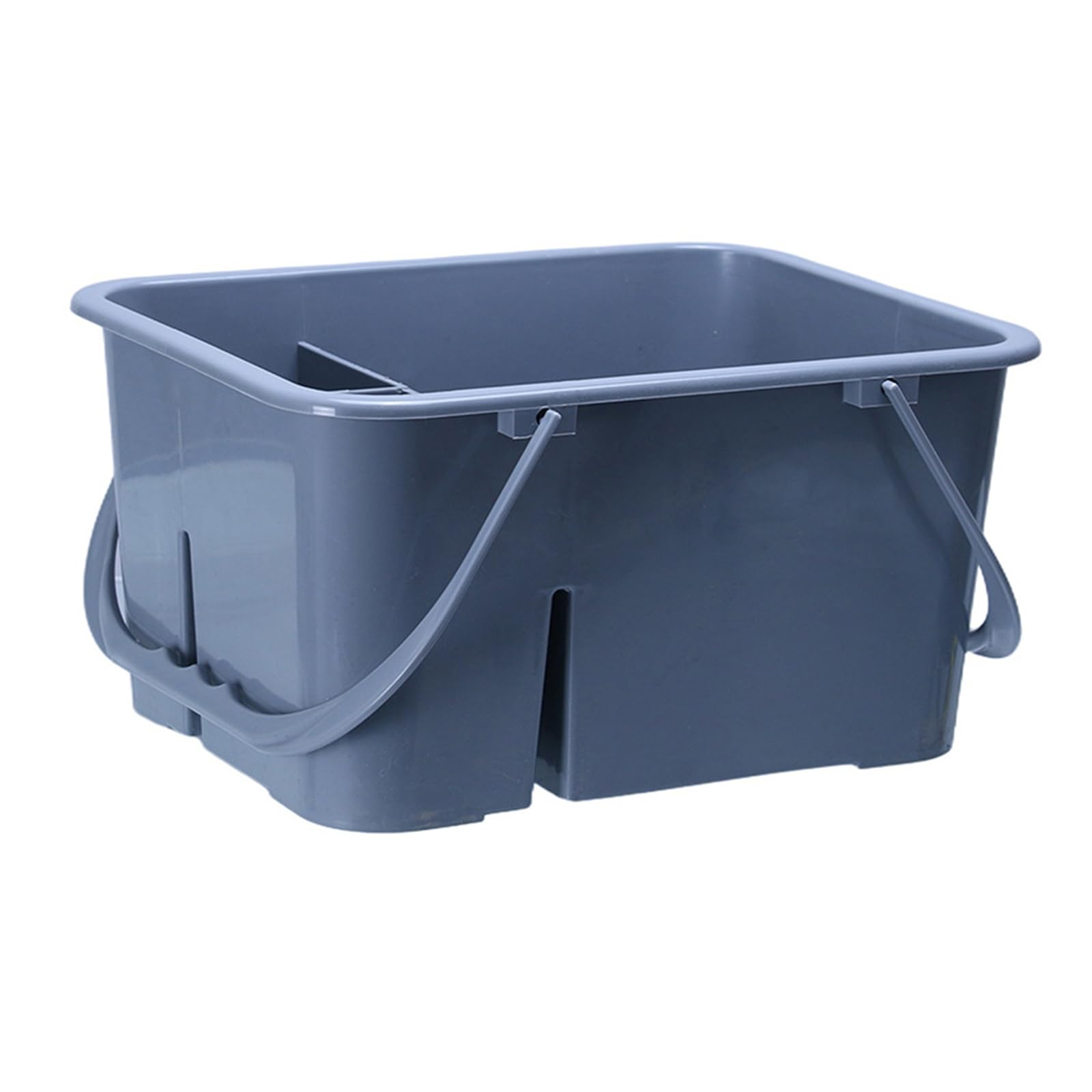 Kelisdi ABS Utility Basket Featuring 4 Compartments and Ergonomic Handles for Transport Tool Carriers Bucket Ergonomic Carrying Basket