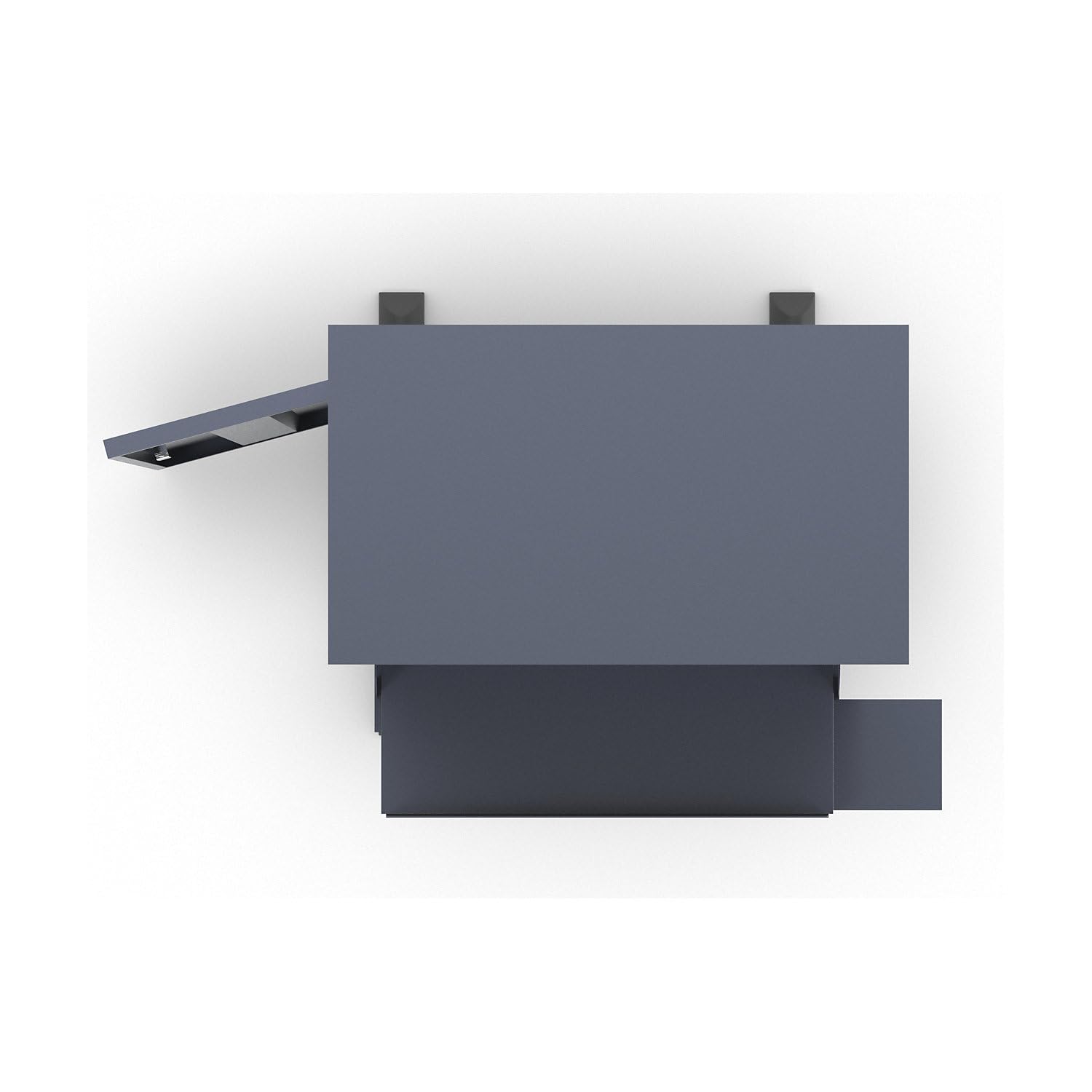 EUROKRAFT basic | Armadio per computer | versione standard | grigio-azzurro