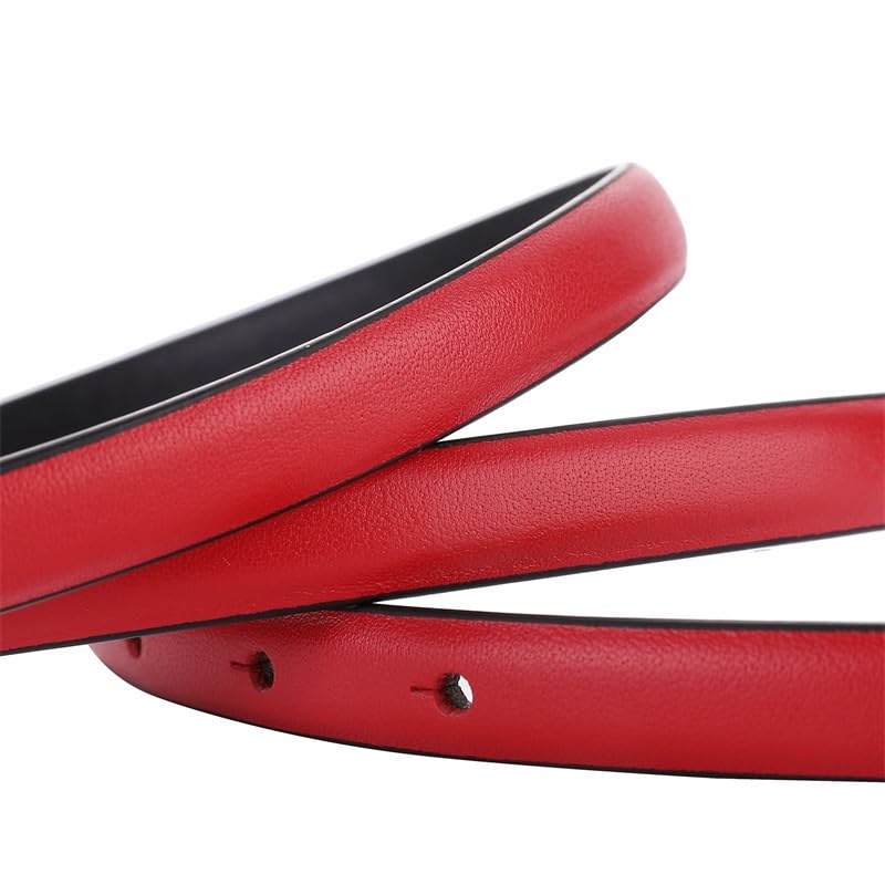 Women's Genuine Leather Belt Women's Belt Belt Decorative Youth(Coffee,102cm)3