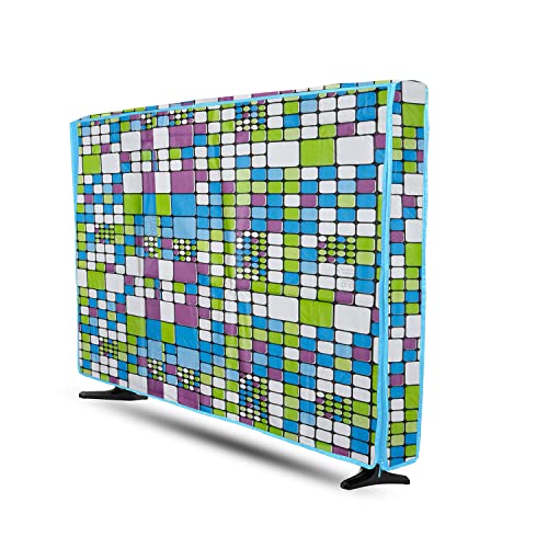 Image of Transparent LCD /LED T.V Protector Cover with Zipper Enclosure for 26 Inch Suitable for All Major Brand & Model (Color-Green, Size-25.5.3x17 Inches)