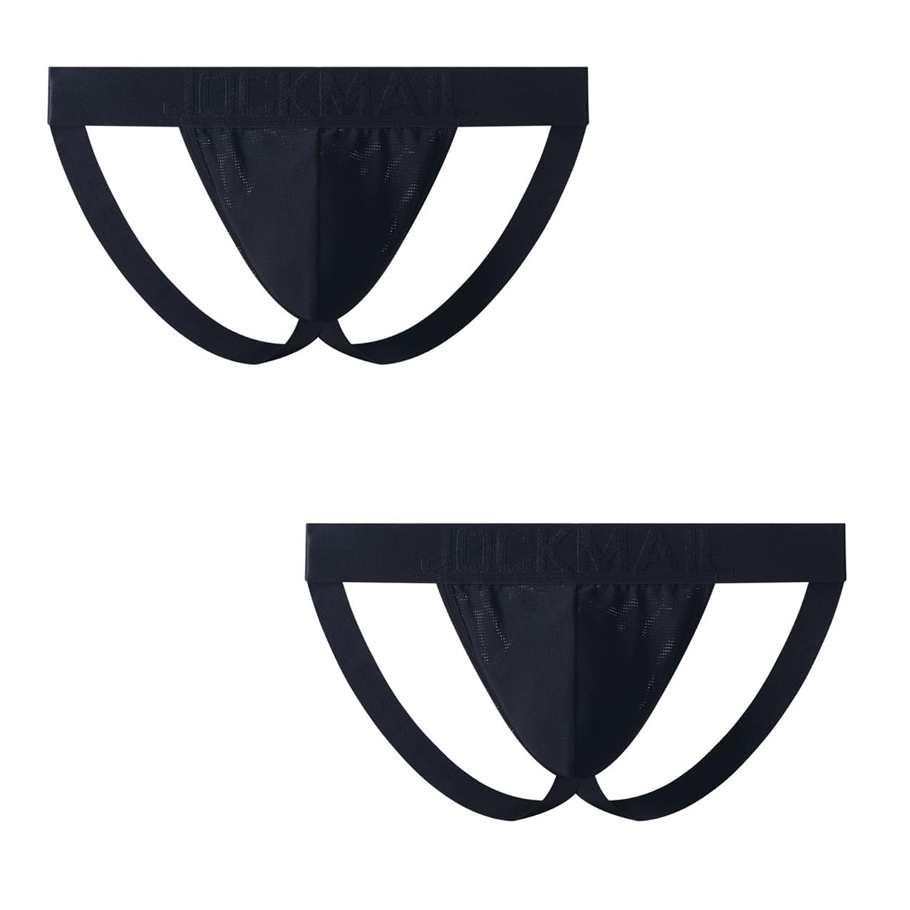 JOCKMAILMens Jock strap Underwear Athletic Supporter Performance Jockstrap Elastic 2 Pack