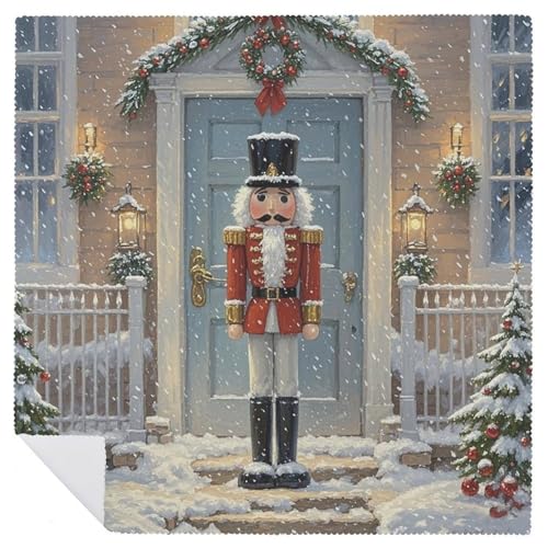 Servilletas de Tela Vintage Nutcracker 4 Piezas miniatura 6