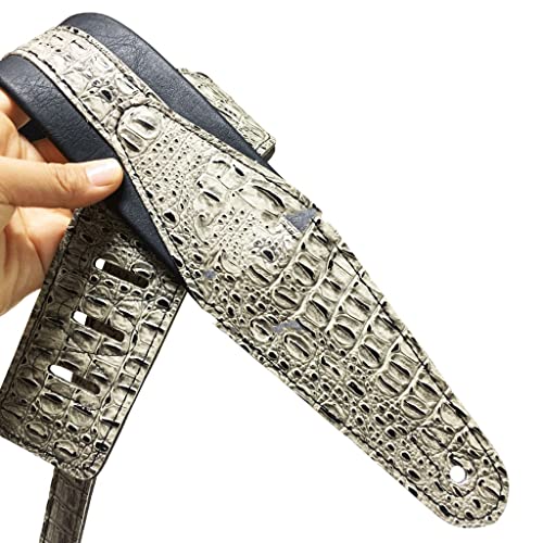 GFDFD Basse en cuir en cuir en relief Puan Sangle de guitare électrique en cuir Accessoires de sangle de guitare… - Les Beatles, Paul McCartney, John Lennon, RIngo Starr, George Harrison GFDFD Basse en cuir en cuir en relief Puan Sangle de guitare électrique en cuir Accessoires de sangle de guitare… – Image 5