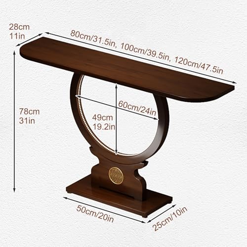 Mesa de sofá rústica que aprovecha las zonas estrechas del hogar de forma elegante 3