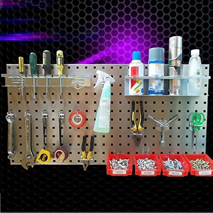 Amazon.co.jp: 有孔ボード 壁 ペグボードオーガナイザーウォール Amazon.co.jp: 有孔ボード 壁 ペグボードオーガナイザーウォール