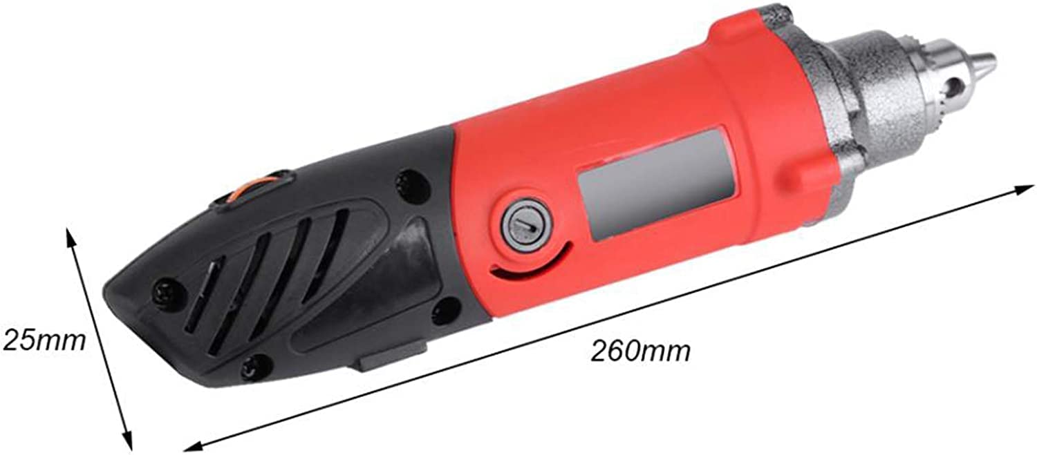 Mini Trapano Elettrico 240W Smerigliatrice Dritta Mini Trapano Elettrico Rotante con Velocità Variabile a 6 Livelli 8000-32000 RPM Penna per Incisore Multiuso per Lucidare Pulire e Incidere