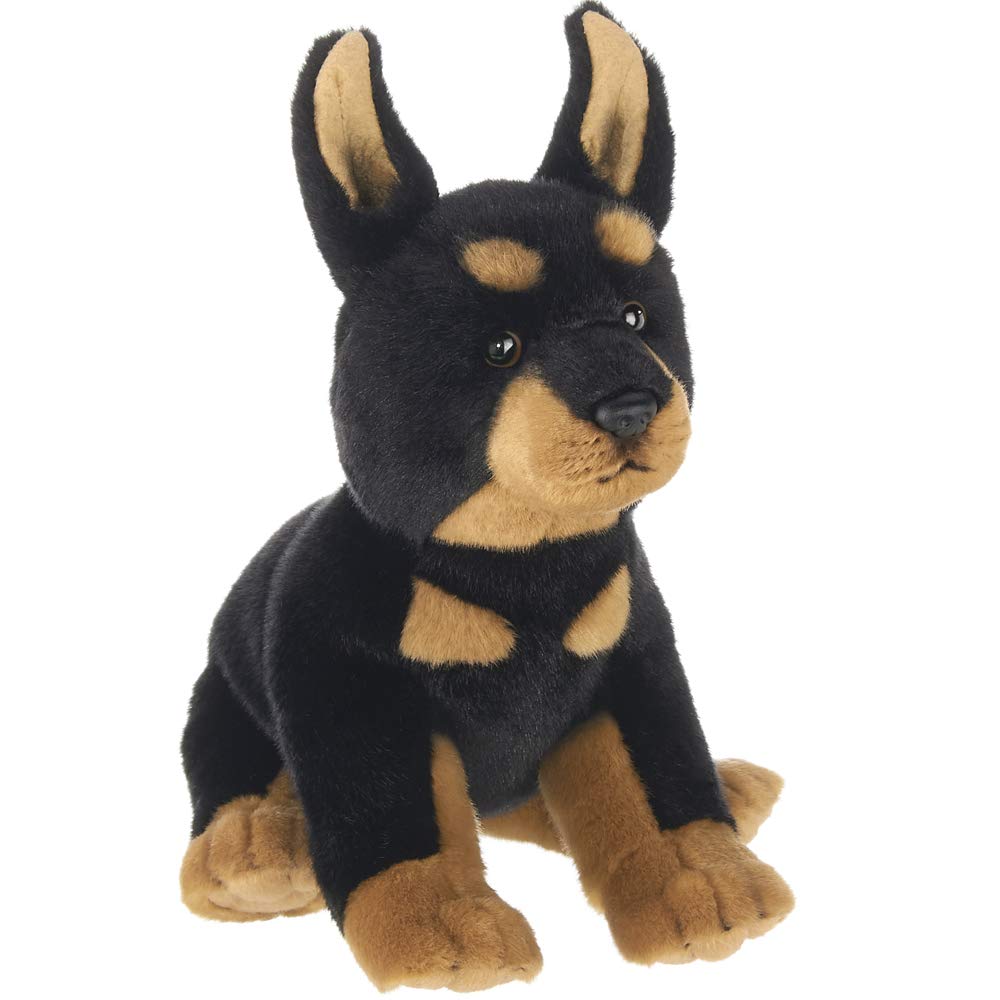 stuffed doberman