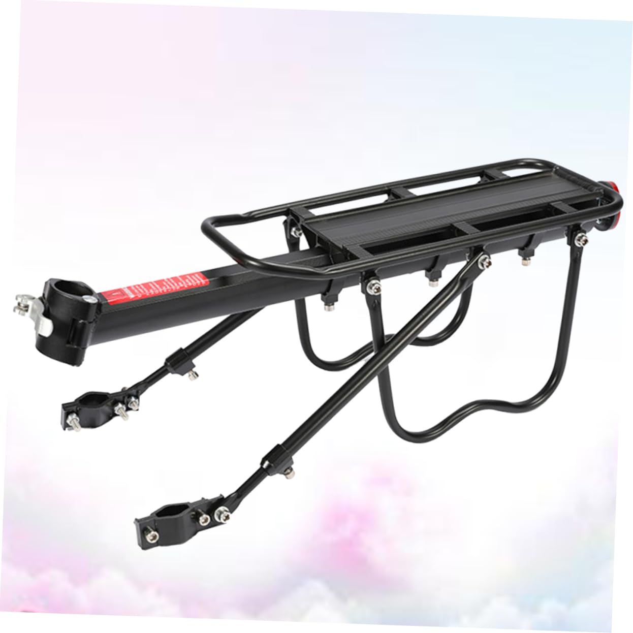 WOONEKY Tylny Bagażnik Rowerowy Bagażnik Na Rower Górski Tylna Podstawka Uchwyt Na Rower Bagażnik Rowerowy Tylna Półka Rowerowa