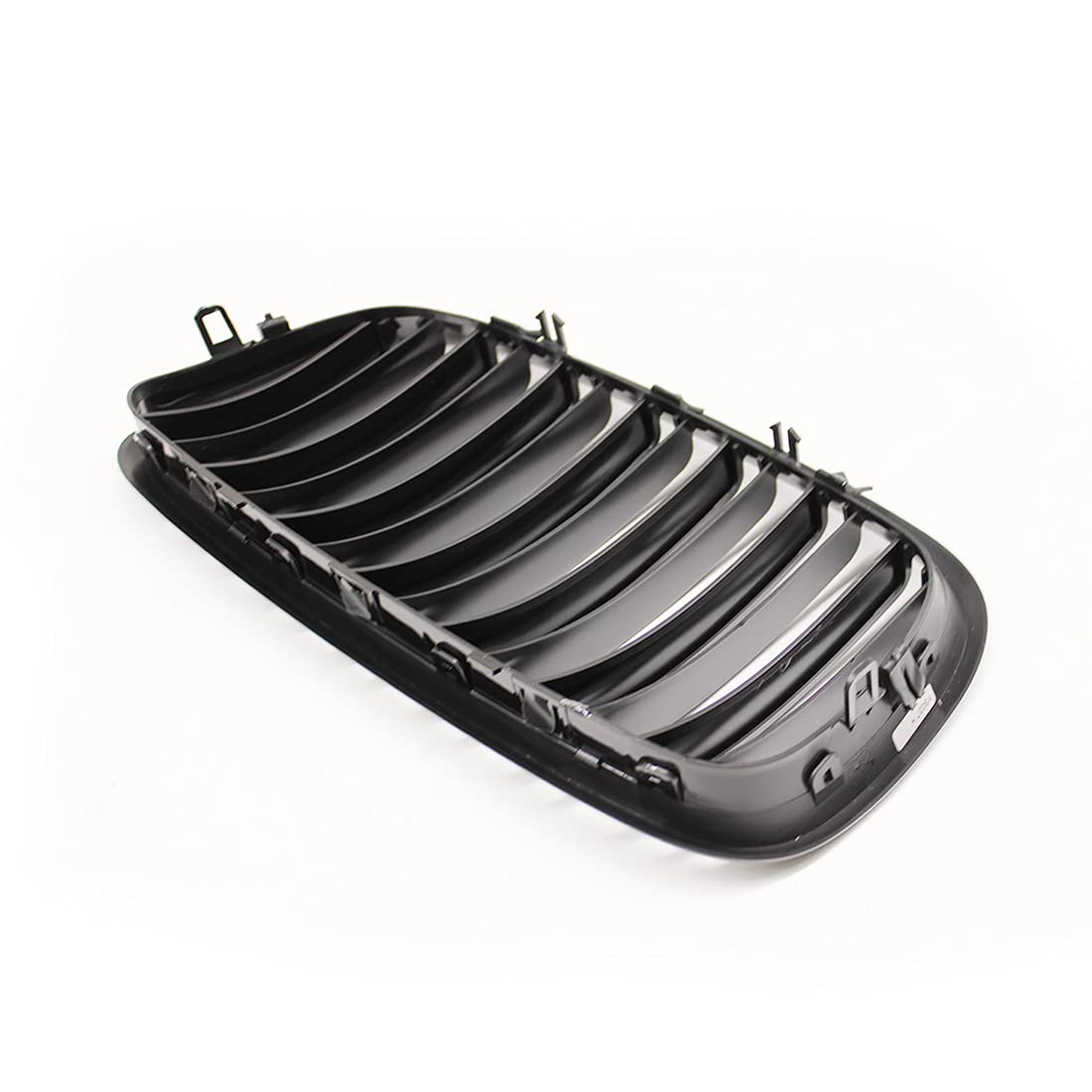 Grilles de rein de course avant noir brillant à double lamelle Grille de Sport adaptée pour BMW X5 X6 E70 E71 2007-2013 pièce de rechange d'accessoires de voiture