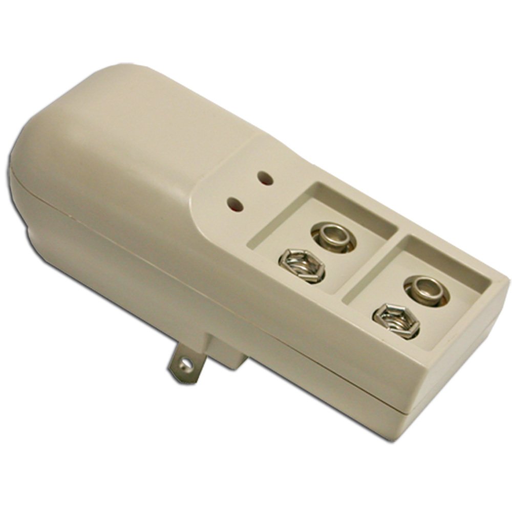 9V Battery Charger, 2 Bay, 9 volt - 1 ea