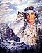 Indian Brave and Wolf Native American Wall Decor Art Print Picture (8x10)
