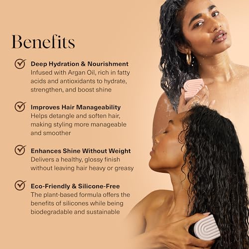 Image of Kitsch Argan Oil Shampoo and Conditioner Set - Made in USA, 2 pcs