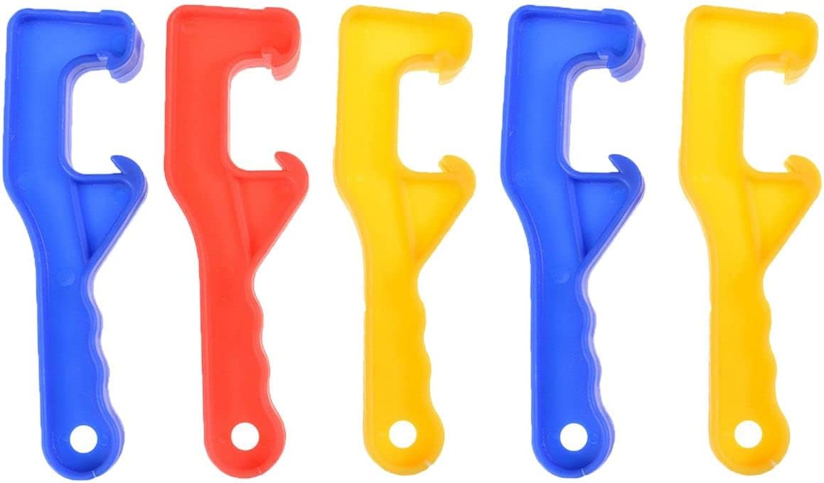 5 Pcs Plastic Bucket Lid Opener 5 Gallon Paint Can Opener Bucket Opener, Wrench Tool