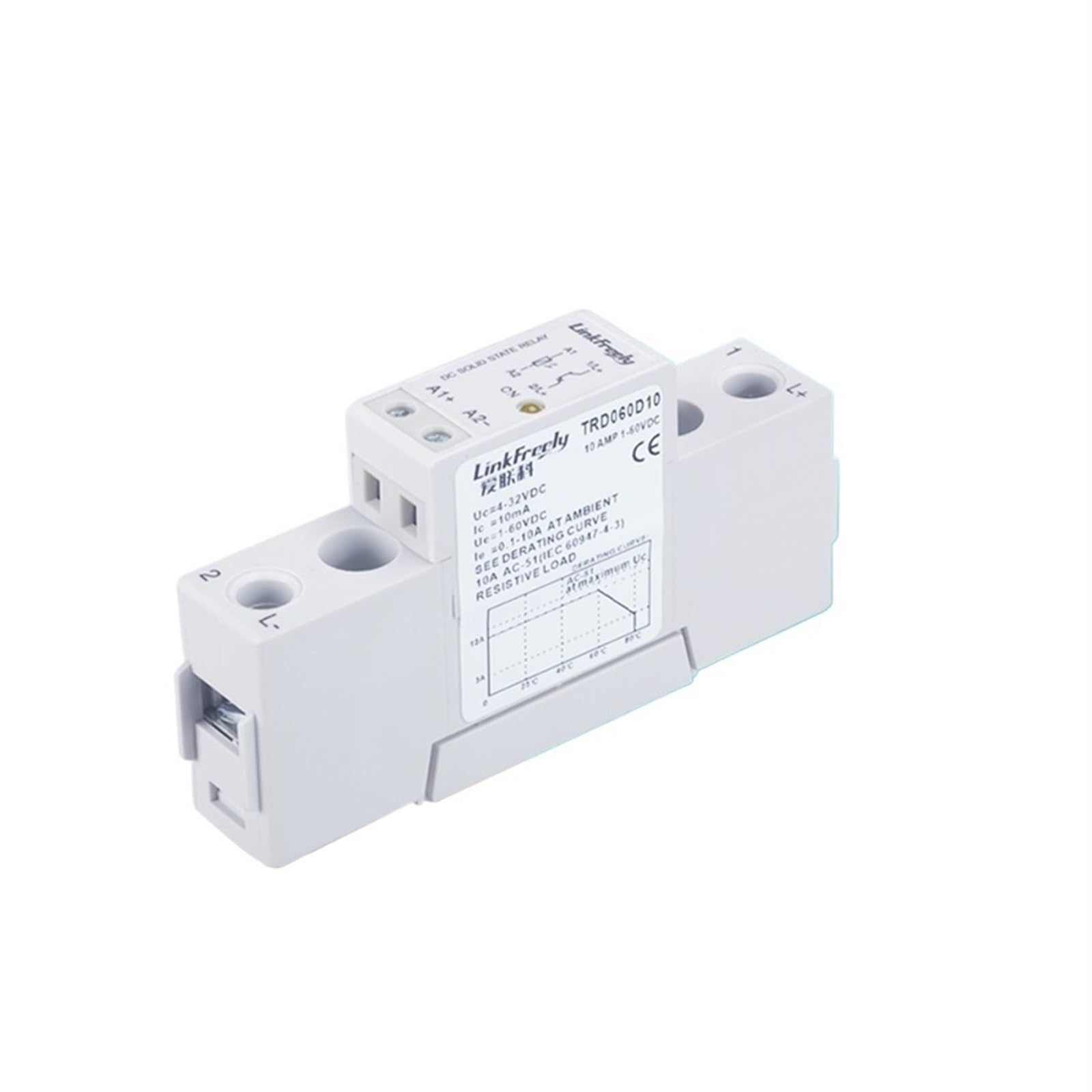 SSR Intermediate półprzewodnikowy przekaźnik sterujący płytka sterująca modułem do 5V 12 V 24 VDC napięcie wejściowe elektroniczny przekaźnik zasilania przełącznik din(25A 600VDC)