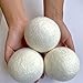 Wool Dryer Balls-Wool Balls Replaces Dryer Sheets-Wool Balls for Dryer-Laundry Balls for Dryer-Machine Anti Winding Shortens(Pack of 4)