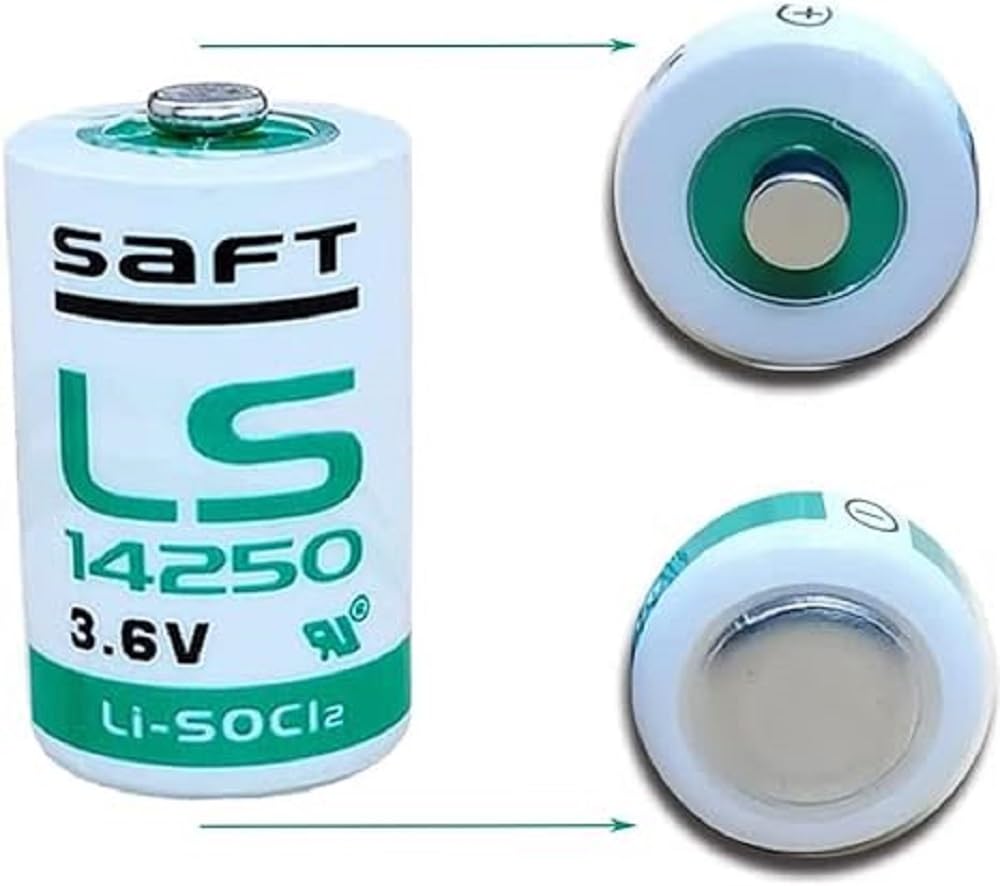 Aa Batterie Saft LS14250CNA Battery 3.6V Li-SOCl2 1/2AA With Axial Wires Ls14250 Cna Batteria Aa - Foto 3