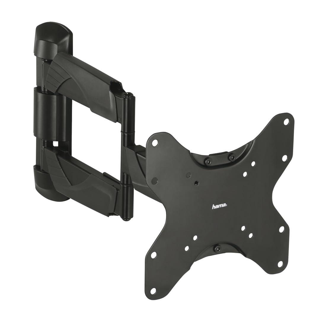 Hama | Soporte de Pared para TV de 19" a 48" (Soporte fullmotion, con 2 Brazos, inclinable +10/-15° y Giratorio 6°, Carga máxima de 35kg, VESA de 75 x 75 hasta 200 x 200, Pantallas de hasta 122cm)
