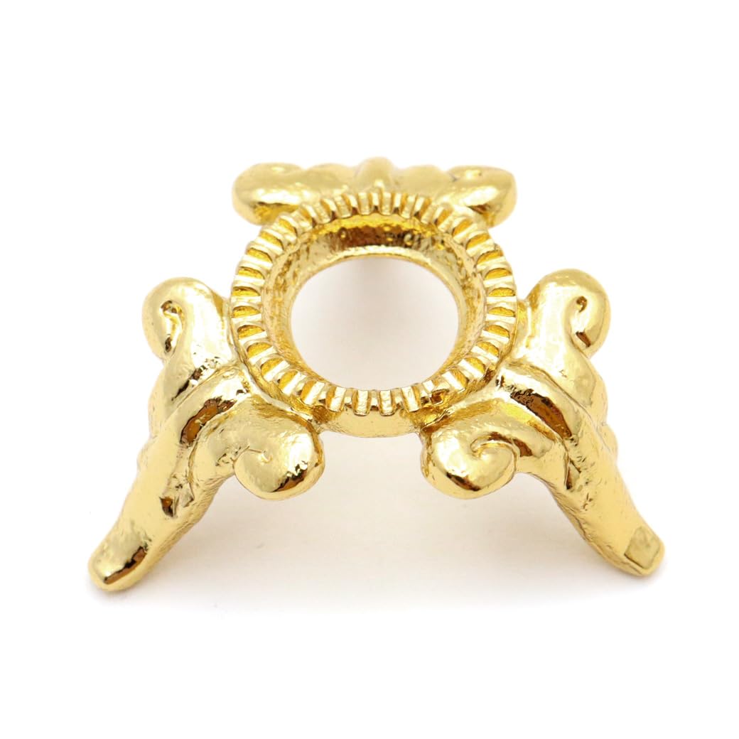 Amazon.co.jp: 台座 天然石 パワーストーンなどの丸玉用 金色 4