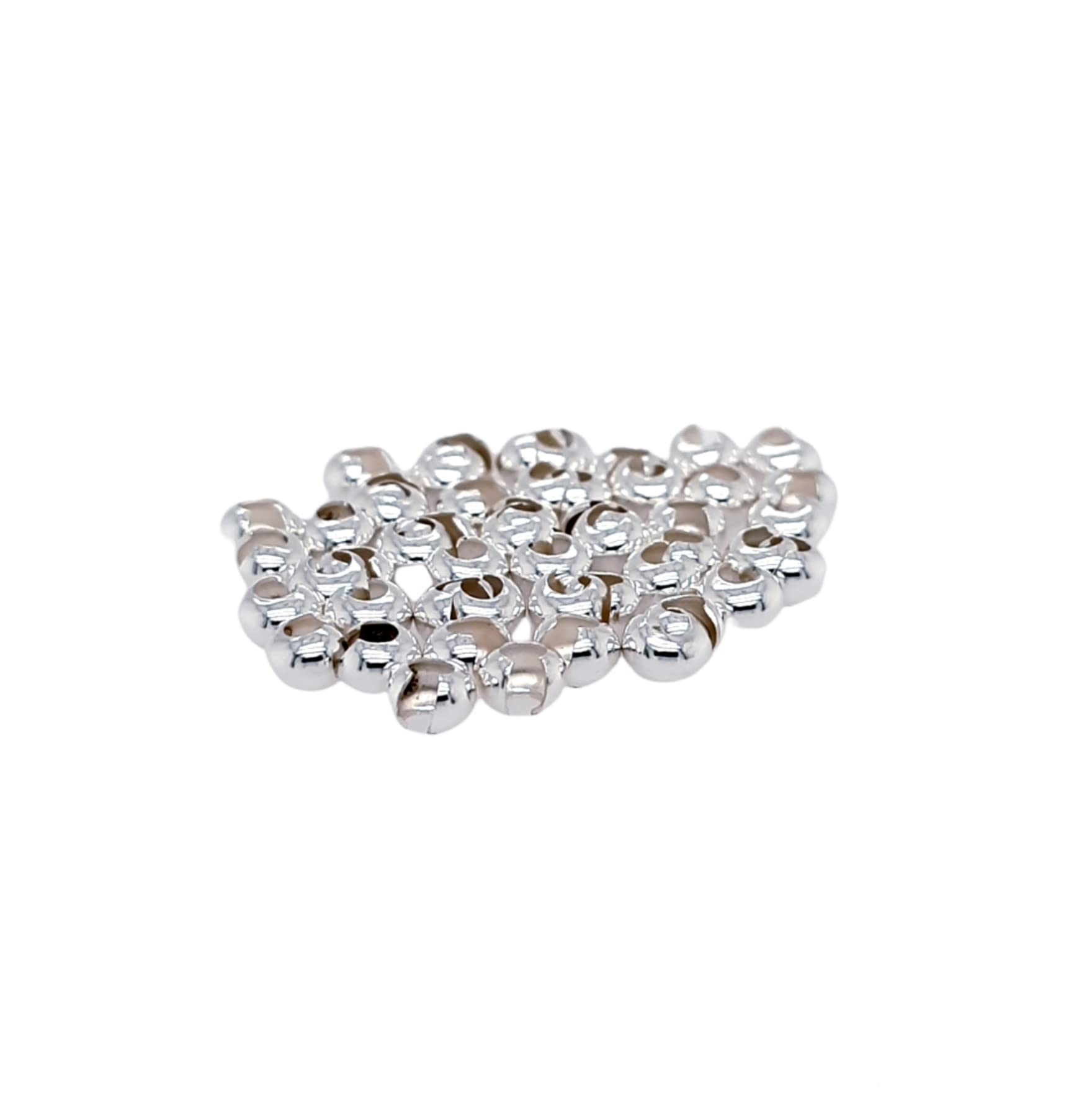 50pcs 925 Sterling Silver Open Crimp Bead Covers, 2.5MM, by CRAFT WIRE