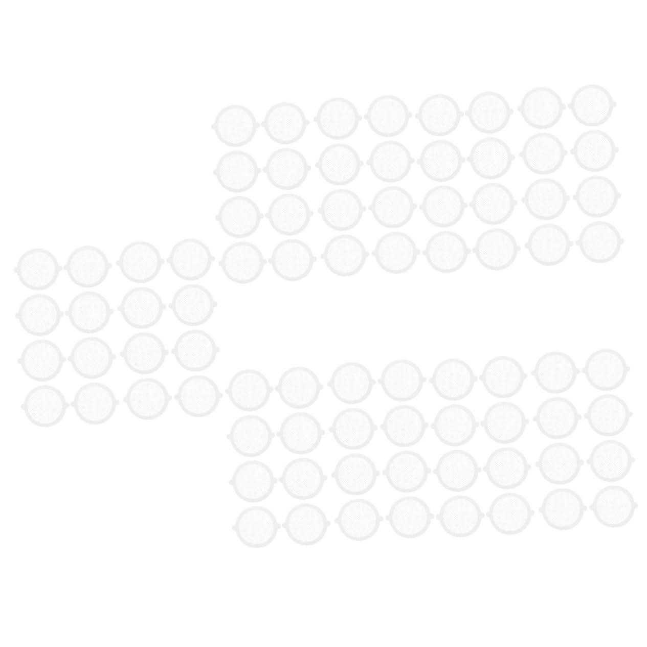 SHINEOFI 5 Sätze Abflussfilter Mesh Abdeckung Haarsieb Für Bad Einfach Anzubringen Langlebig Für Abflüsse 30 Stück * 5