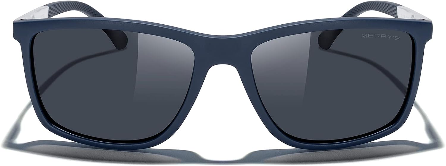 MERRY'S Polarized Sunglasses For Men UV400 Protection For Fishing Driving Aluminum Temple S8658