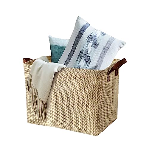 Jorunb Bamboo Laundry Hamper Sorter Cart, Portable and Collapsible Folding Clothes Laundry Basket Storage with Removable Liner Bag, Bamboo Laundry Organizer Cabinet for Bathroom (Linen02)