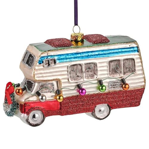Gift Company Wohnmobil Christbaumschmuck, Glas, 14,5cm