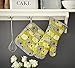 Ulster Weavers 100% Cotton Gauntlet Oven Glove - Heat Resistant and Perfect for Baking, Cooking or Serving - Machine Washable, Animal Theme, Dotty Sheep, Yellow