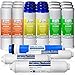 iSpring F22-75 3 Anni Cartuccia Filtro di Ricambio Set per Sistemi a Osmosi Inversa Standard a 5 Stadi, 22 Pezzi, Bianco