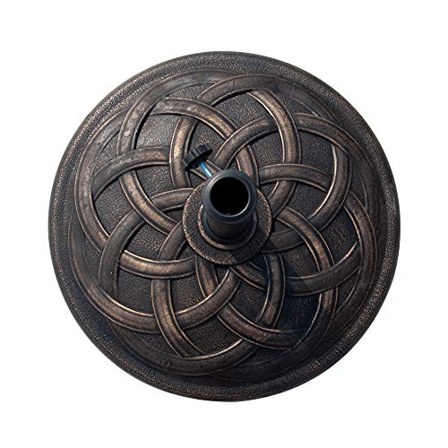 Polar Aurora 22 Round Umbrella Base Stand Market Patio Yard Outdoor Heavy Duty Umbrella Holder Base Cast Stone Buy Online In Belize At Desertcart