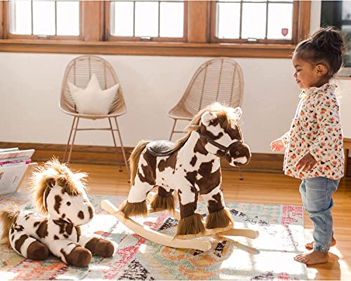 Image of Soft Landing | Darling Duos | 2-Piece Plush & Joyride Character Rocker Bundle – Horse