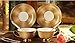 Porcelain Tea Cup and Saucer Coffee Cup Set Golden Color with Saucer and Spoon 8 oz set of 4
